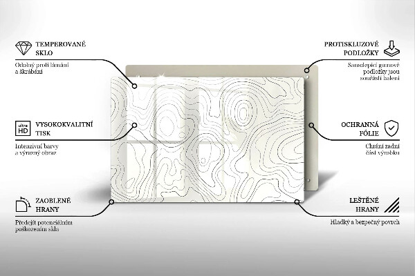 Deska do kuchni Line-art design