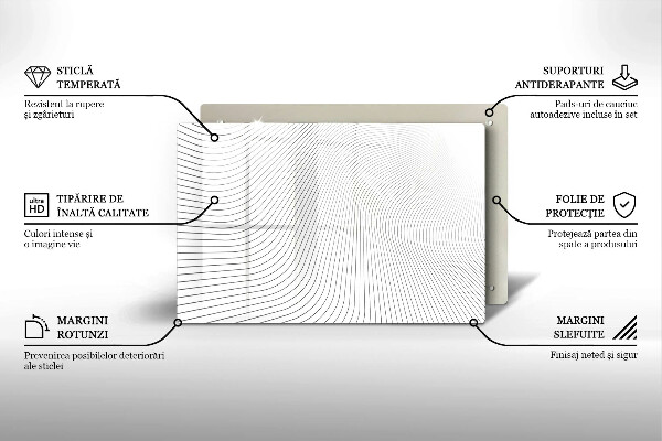 Deska do kuchni Nowoczesny wzór linie