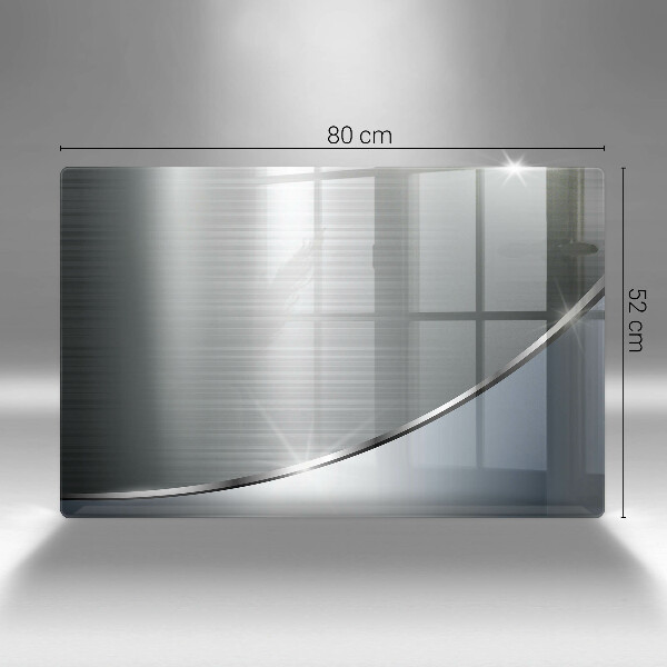 Deska do kuchni Wzór metalowa abstrakcja