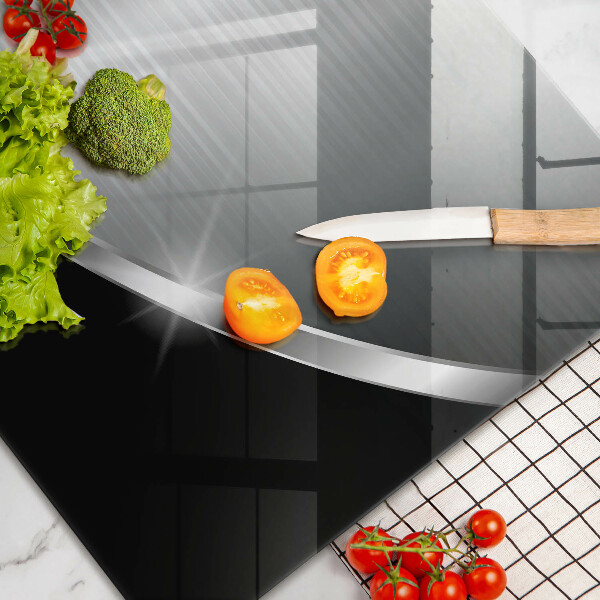 Deska do kuchni Abstrakcja z metalem