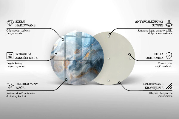 Deska kuchenna szklana Tekstura marmuru