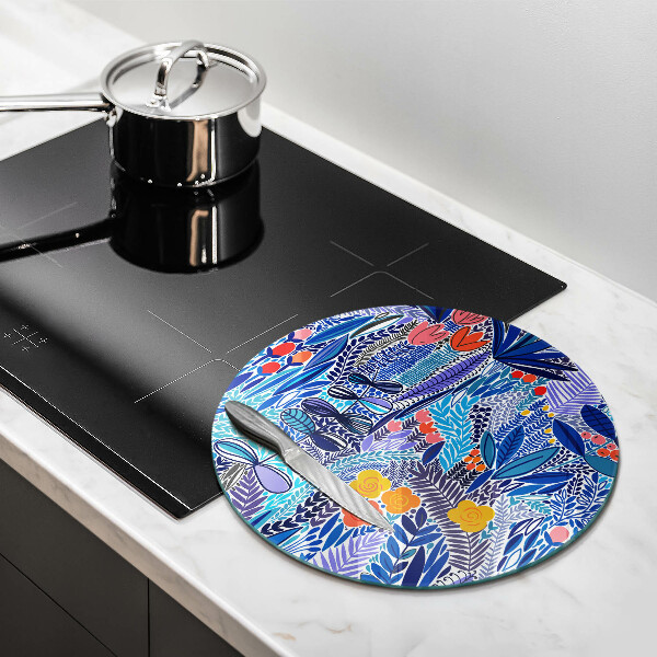 Deska kuchenna szklana Malowana łąka