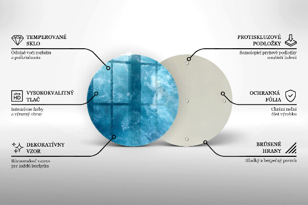 Deska kuchenna szklana Błękitna woda