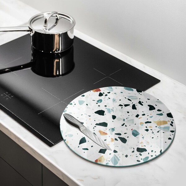 Szklana deska kuchenna Jasny kamień gres