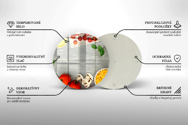 Deska kuchenna szklana Kuchnia jedzenie