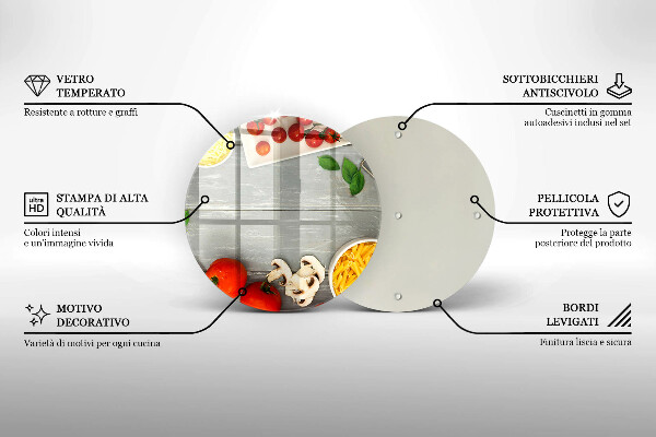 Deska kuchenna szklana Kuchnia jedzenie