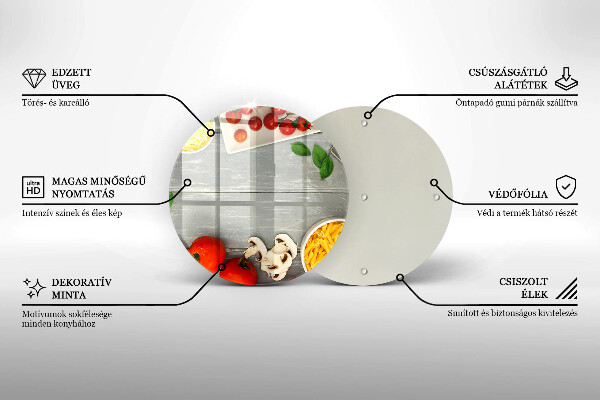 Deska kuchenna szklana Kuchnia jedzenie