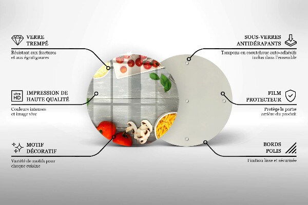Deska kuchenna szklana Kuchnia jedzenie