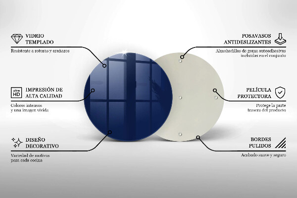 Deska kuchenna Kolor niebieski