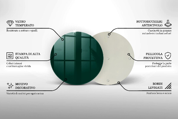 Deska kuchenna Kolor zielony
