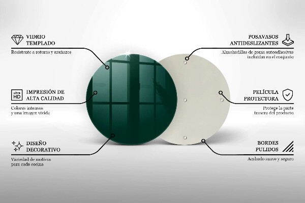 Deska kuchenna Kolor zielony