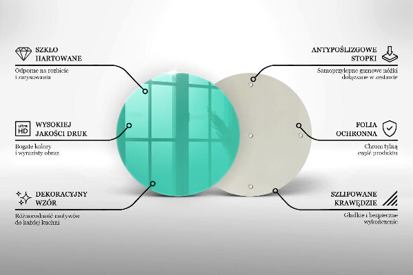 Deska kuchenna Kolor zielony