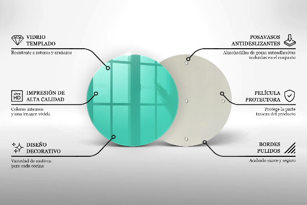 Deska kuchenna Kolor zielony