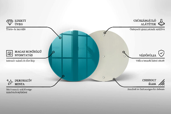Deska kuchenna Kolor turkusowy