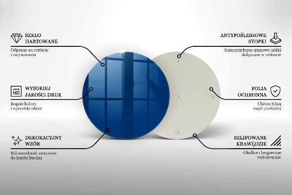 Deska kuchenna Kolor niebieski