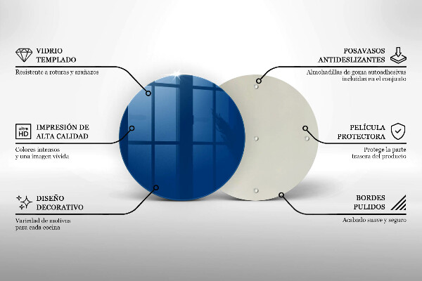Deska kuchenna Kolor niebieski