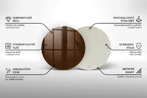 Deska kuchenna Kolor brązowy