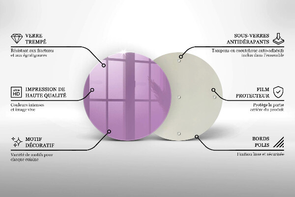 Deska kuchenna Kolor fioletowy