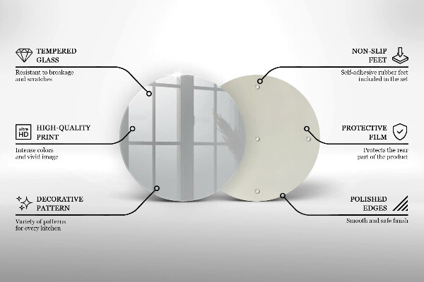 Deska kuchenna Kolor szary