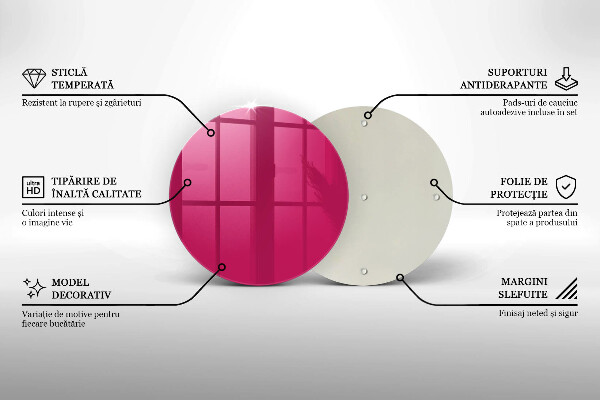 Deska kuchenna Kolor różowy