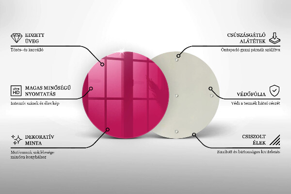 Deska kuchenna Kolor różowy