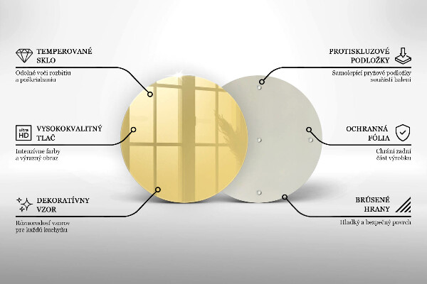 Deska kuchenna Kolor żółty