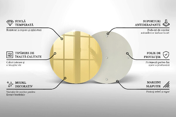 Deska kuchenna Kolor żółty