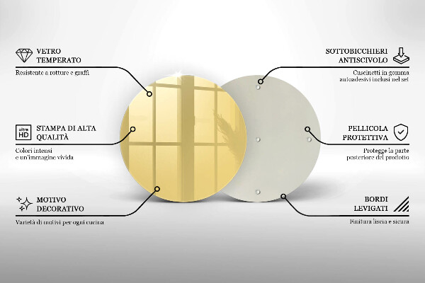 Deska kuchenna Kolor żółty