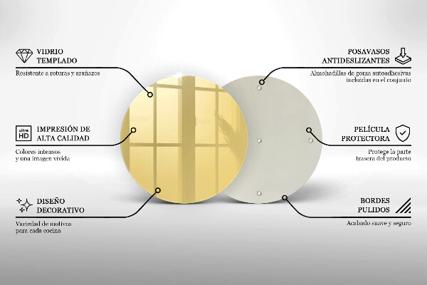 Deska kuchenna Kolor żółty