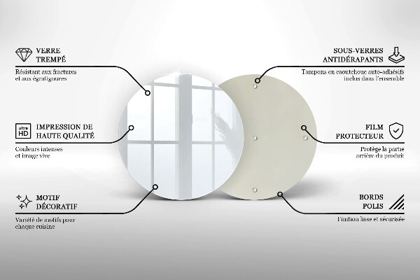 Deska kuchenna Kolor biały