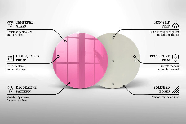 Deska kuchenna Kolor różowy