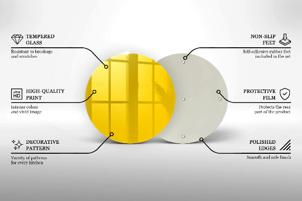 Deska kuchenna Kolor żółty
