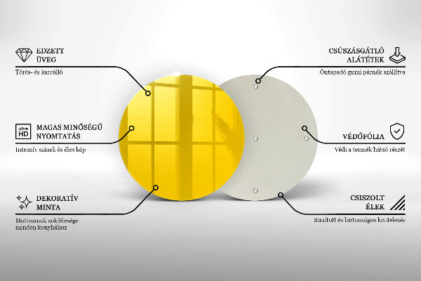 Deska kuchenna Kolor żółty