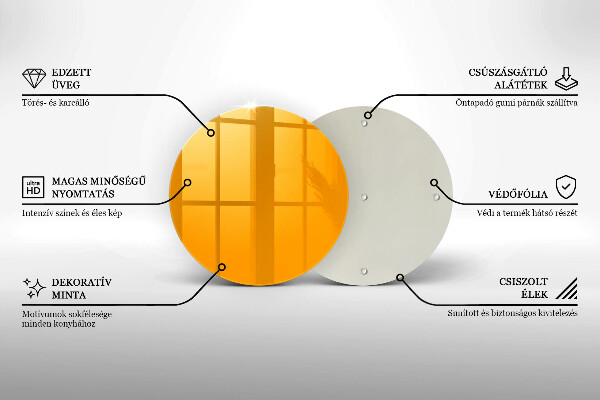Deska kuchenna Kolor ciemny żółty