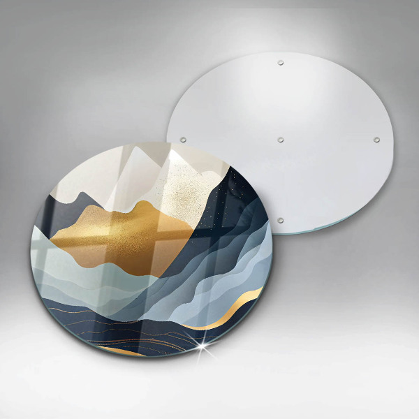 Deska kuchenna szklana Abstrakcyjne góry