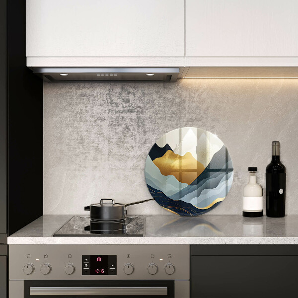 Deska kuchenna szklana Abstrakcyjne góry