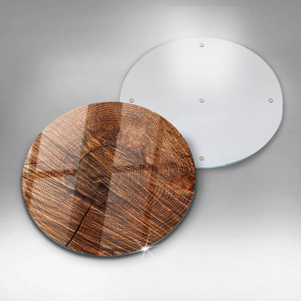 Deska kuchenna szklana Struktura drewno