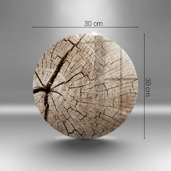 Deska kuchenna szklana Przekrój drzewa