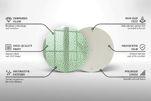 Deska kuchenna szklana Abstrakcja linie