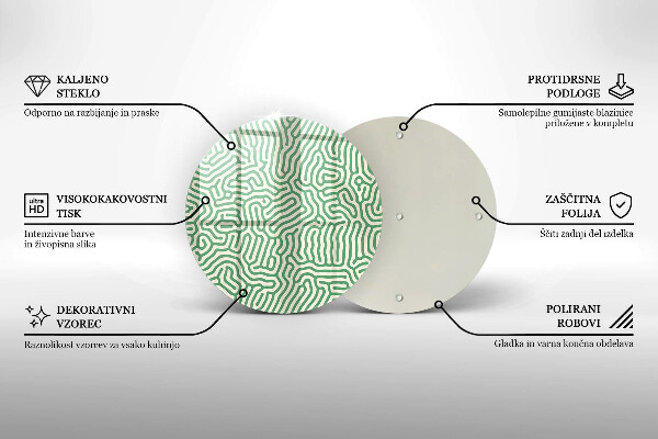 Deska kuchenna szklana Abstrakcja linie