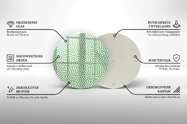 Deska kuchenna szklana Abstrakcja linie