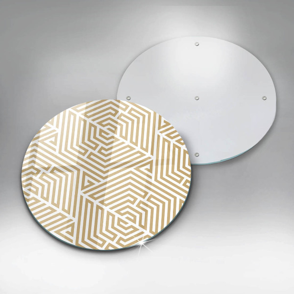 Deska kuchenna szklana Geometryczne linie