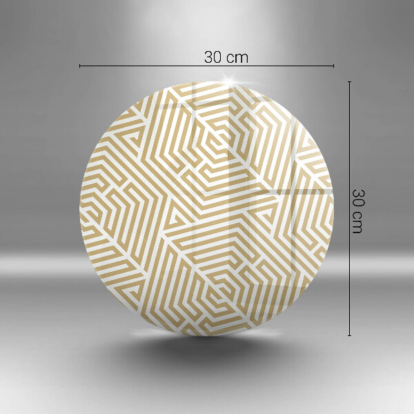 Deska kuchenna szklana Geometryczne linie