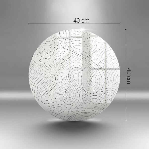 Deska kuchenna szklana Abstrakcja kształty