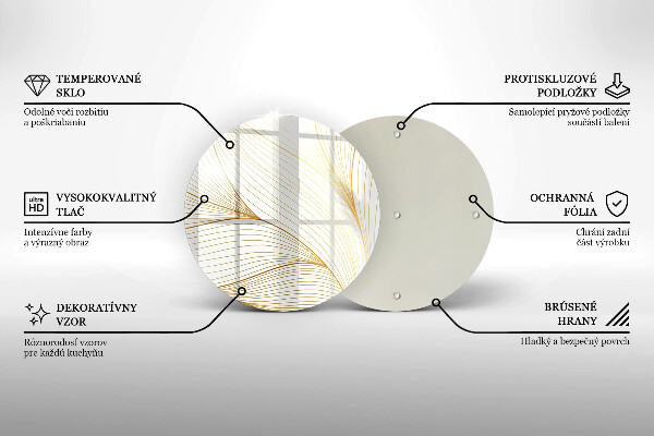 Deska kuchenna szklana Nowoczesny wzór linie