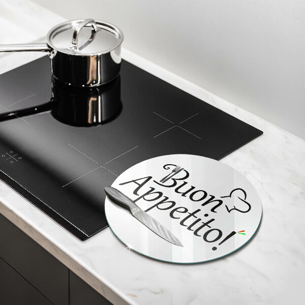 Deska kuchenna szklana Napis Buon Appetito!