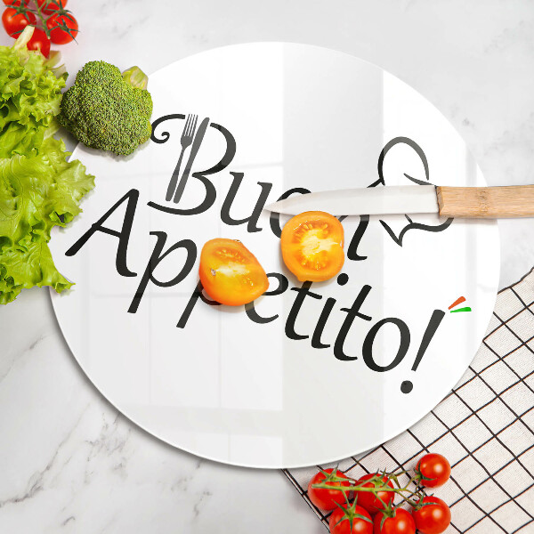 Deska kuchenna szklana Napis Buon Appetito!