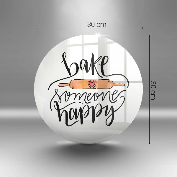 Deska kuchenna szklana Bake someone happy