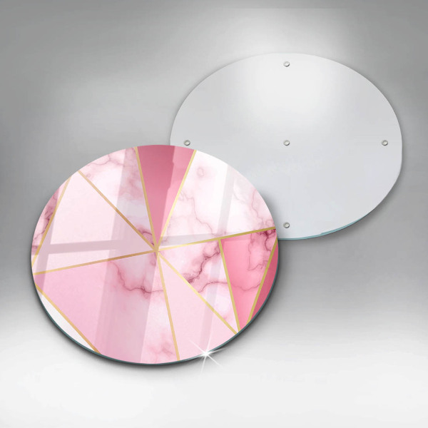 Deska kuchenna szklana Geometryczny marmur