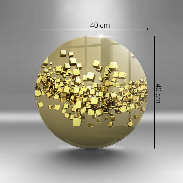 Deska kuchenna szklana Abstrakcja geometria 3D